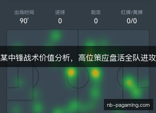 某中锋战术价值分析，高位策应盘活全队进攻